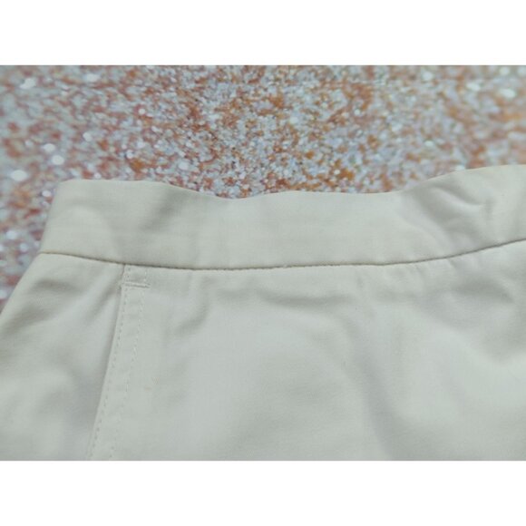 Vintage Le Coq Sportif Womens XS 2/4 Tennis skirt White Embroidered Logo Zip - Picture 7 of 9